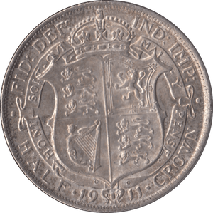 1911 HALFCROWN ( AUNC ) - HALFCROWNS - Cambridgeshire Coins