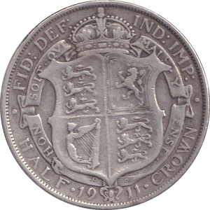 1911 HALFCROWN ( FINE ) - WORLD COINS - Cambridgeshire Coins