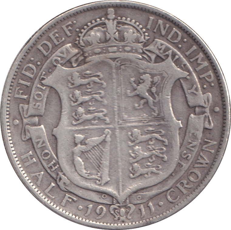 1911 HALFCROWN ( FINE ) - WORLD COINS - Cambridgeshire Coins
