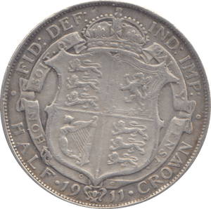 1911 HALFCROWN ( GF ) - HALFCROWN - Cambridgeshire Coins