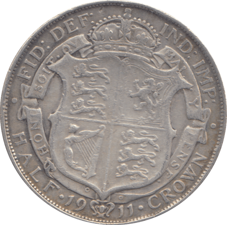 1911 HALFCROWN ( GF ) - HALFCROWN - Cambridgeshire Coins