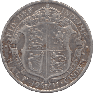 1911 HALFCROWN ( GF ) - HALFCROWN - Cambridgeshire Coins