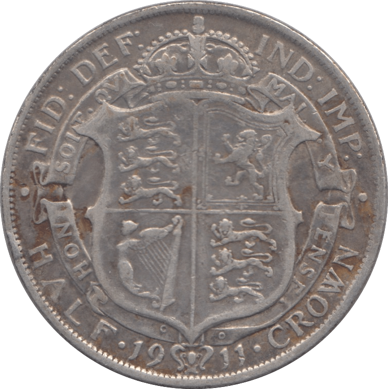1911 HALFCROWN ( GF ) - HALFCROWN - Cambridgeshire Coins