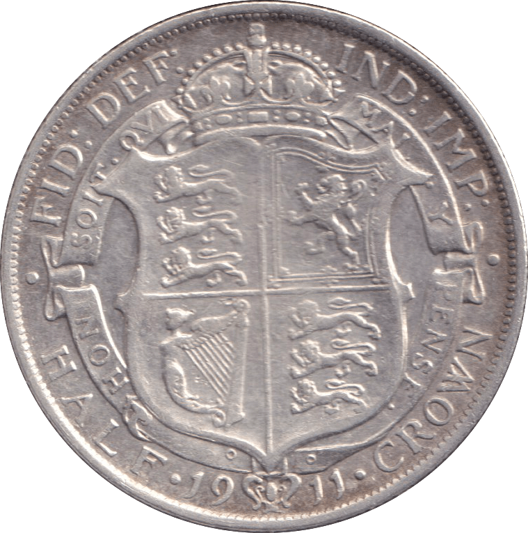 1911 HALFCROWN ( GF ) - HALFCROWN - Cambridgeshire Coins