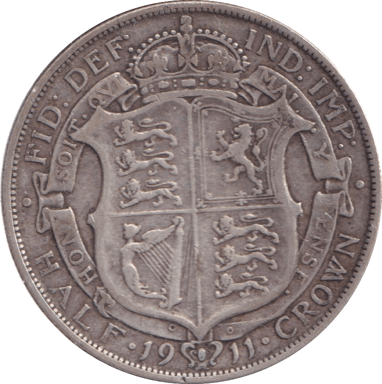 1911 HALFCROWN ( GF ) - Halfcrown - Cambridgeshire Coins
