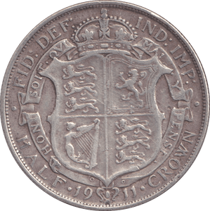 1911 HALFCROWN ( GF ) - HALFCROWN - Cambridgeshire Coins