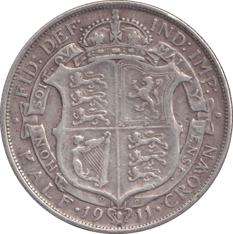 1911 HALFCROWN ( GF ) - HALFCROWN - Cambridgeshire Coins