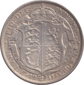 1911 HALFCROWN ( GF ) - WORLD COINS - Cambridgeshire Coins