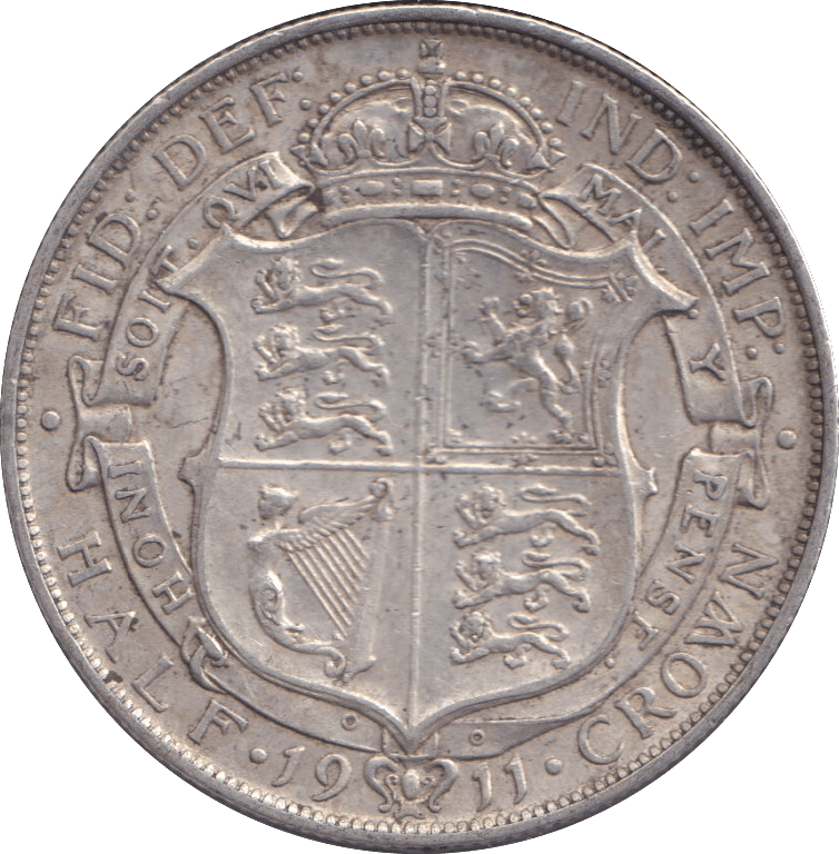 1911 HALFCROWN ( GVF ) - HALFCROWN - Cambridgeshire Coins