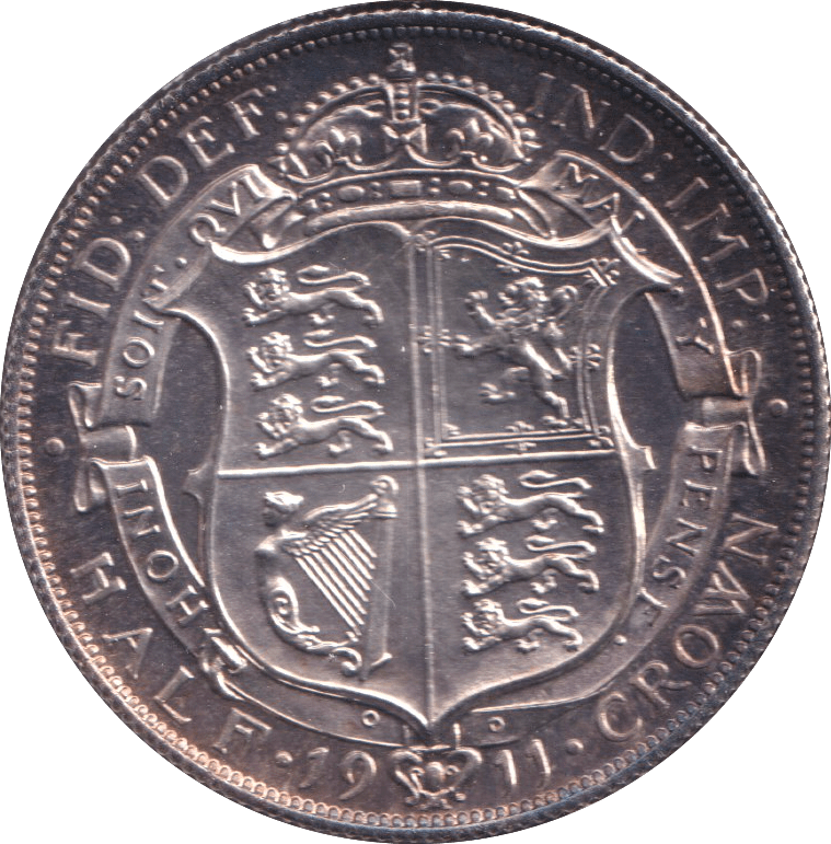1911 HALFCROWN ( PROOF ) - HALFCROWN - Cambridgeshire Coins