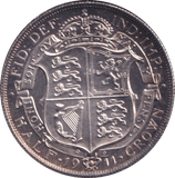 1911 HALFCROWN ( PROOF ) - HALFCROWN - Cambridgeshire Coins
