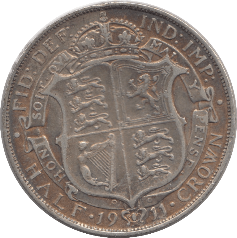 1911 HALFCROWN ( VF ) - HALFCROWN - Cambridgeshire Coins