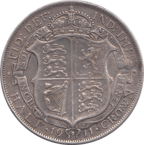 1911 HALFCROWN ( VF ) - HALFCROWN - Cambridgeshire Coins