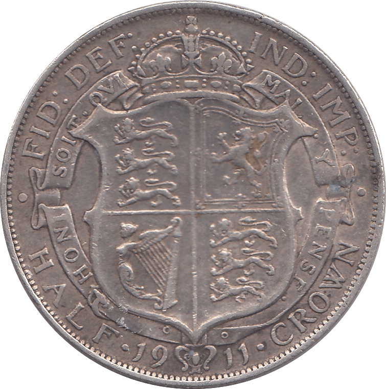 1911 HALFCROWN ( VF ) - HALFCROWN - Cambridgeshire Coins