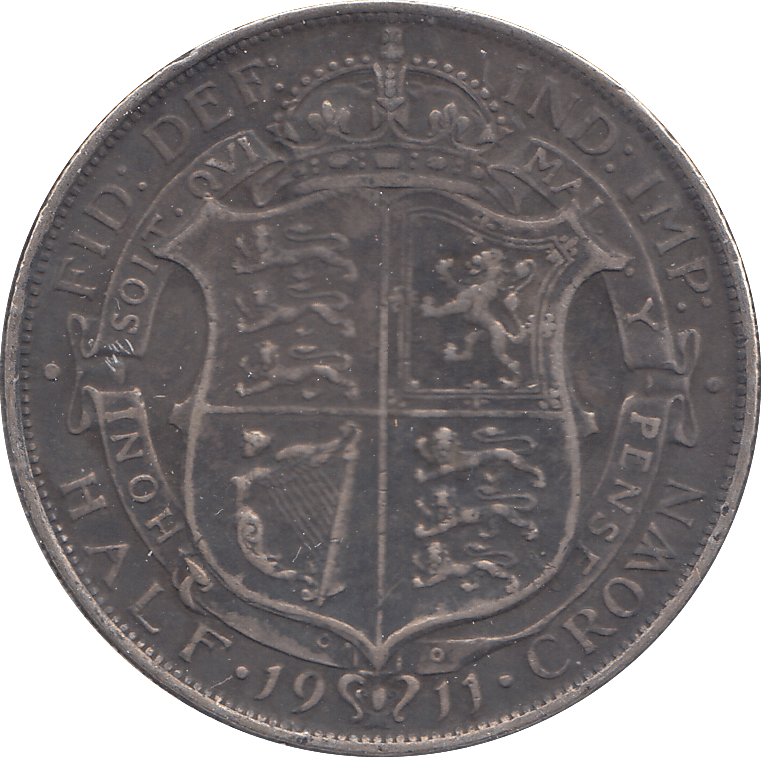 1911 HALFCROWN ( VF ) - HALFCROWN - Cambridgeshire Coins