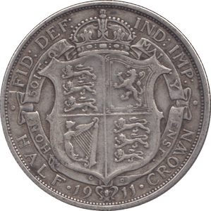 1911 HALFCROWN ( VF ) - Halfcrown - Cambridgeshire Coins