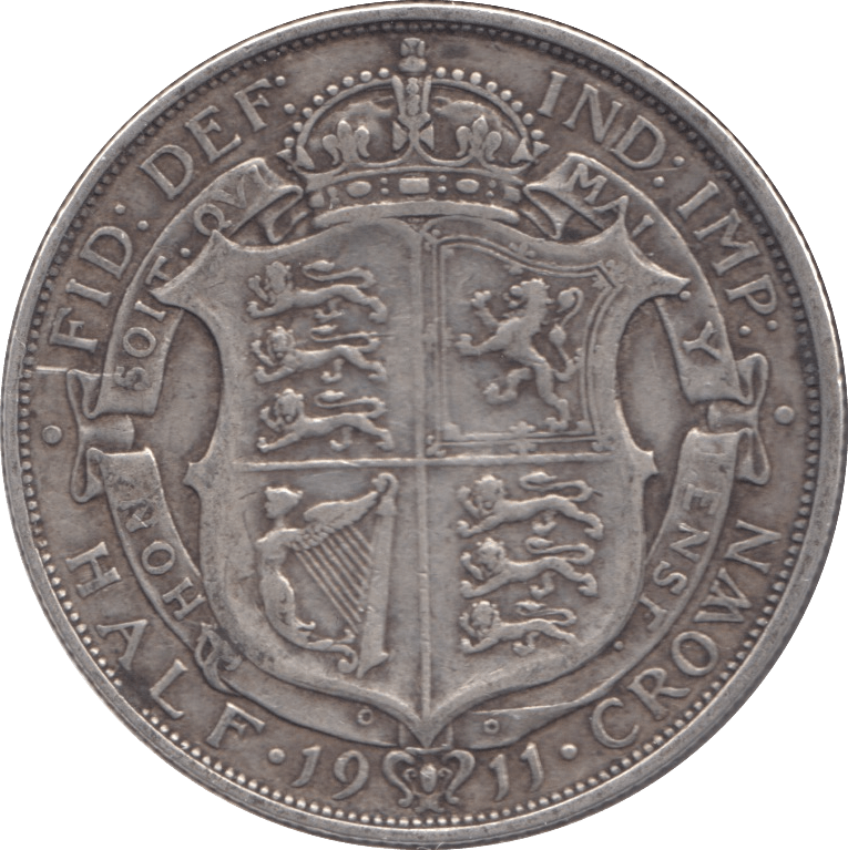 1911 HALFCROWN ( VF ) - Halfcrown - Cambridgeshire Coins