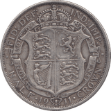 1911 HALFCROWN ( VF ) - Halfcrown - Cambridgeshire Coins