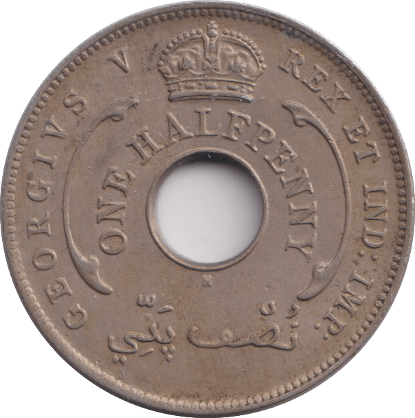 1911 HALFPENNY BRITISH WEST AFRICA - WORLD COINS - Cambridgeshire Coins