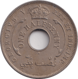 1911 HALFPENNY BRITISH WEST AFRICA - WORLD COINS - Cambridgeshire Coins