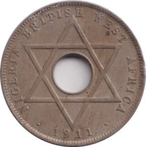 1911 HALFPENNY BRITISH WEST AFRICA - WORLD COINS - Cambridgeshire Coins