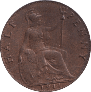 1911 HALFPENNY ( EF ) - HALFPENNY - Cambridgeshire Coins
