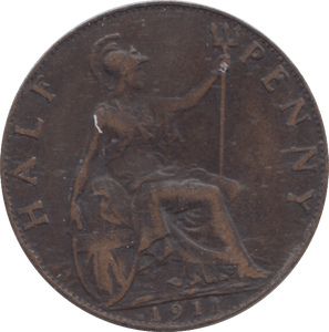 1911 HALFPENNY ( GF ) - HALFPENNY - Cambridgeshire Coins
