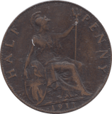 1911 HALFPENNY ( GF ) - HALFPENNY - Cambridgeshire Coins