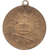 1911 KING GEORGE CORONATION MEDALLION - MEDALS & MEDALLIONS - Cambridgeshire Coins