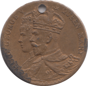 1911 KING GEORGE CORONATION MEDALLION - MEDALS & MEDALLIONS - Cambridgeshire Coins