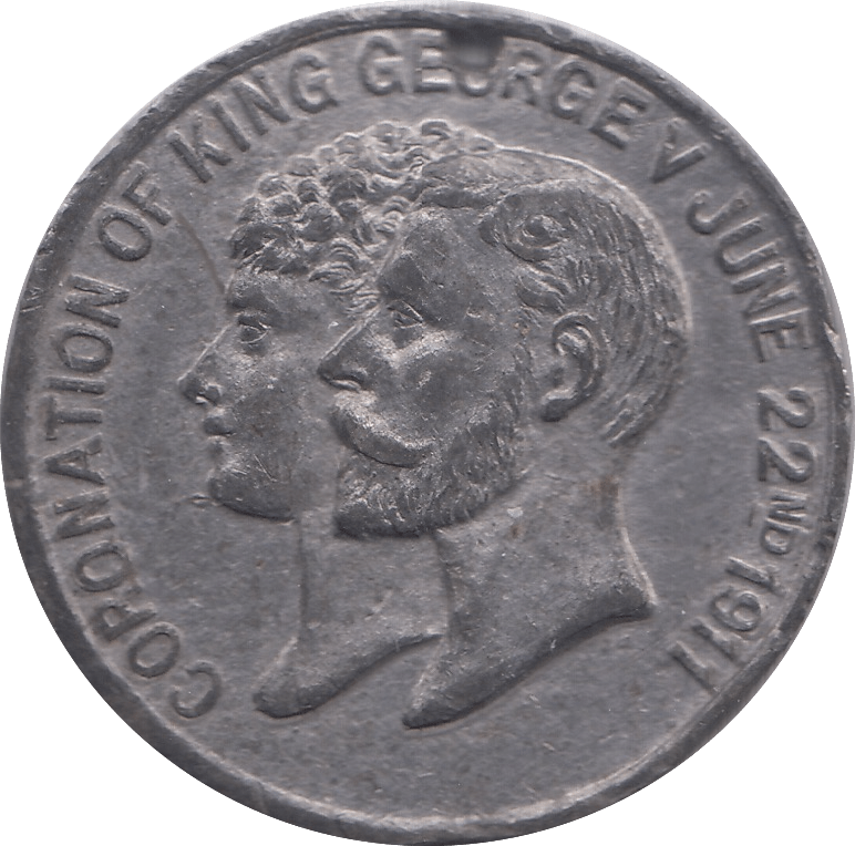 1911 KING GEORGE V CORONATION MEDALLION - MEDALS & MEDALLIONS - Cambridgeshire Coins