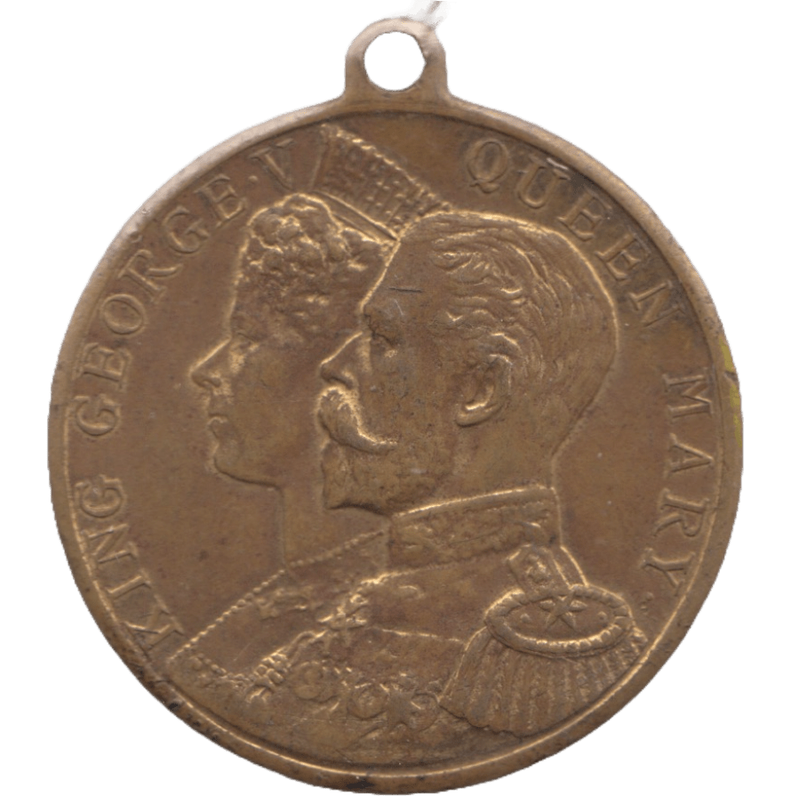 1911 KING GEORGE V CORONATION MEDALLION - MEDALS & MEDALLIONS - Cambridgeshire Coins