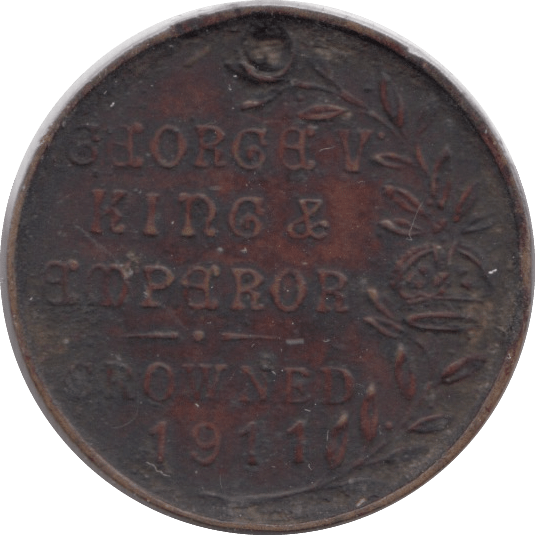 1911 KING GEORGE V CORONATION MEDALLION - MEDALS & MEDALLIONS - Cambridgeshire Coins