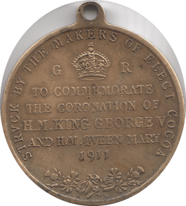 1911 KING GEORGE V & QUEEN MARY COMMEMORATIVE MEDAL - WORLD COINS - Cambridgeshire Coins