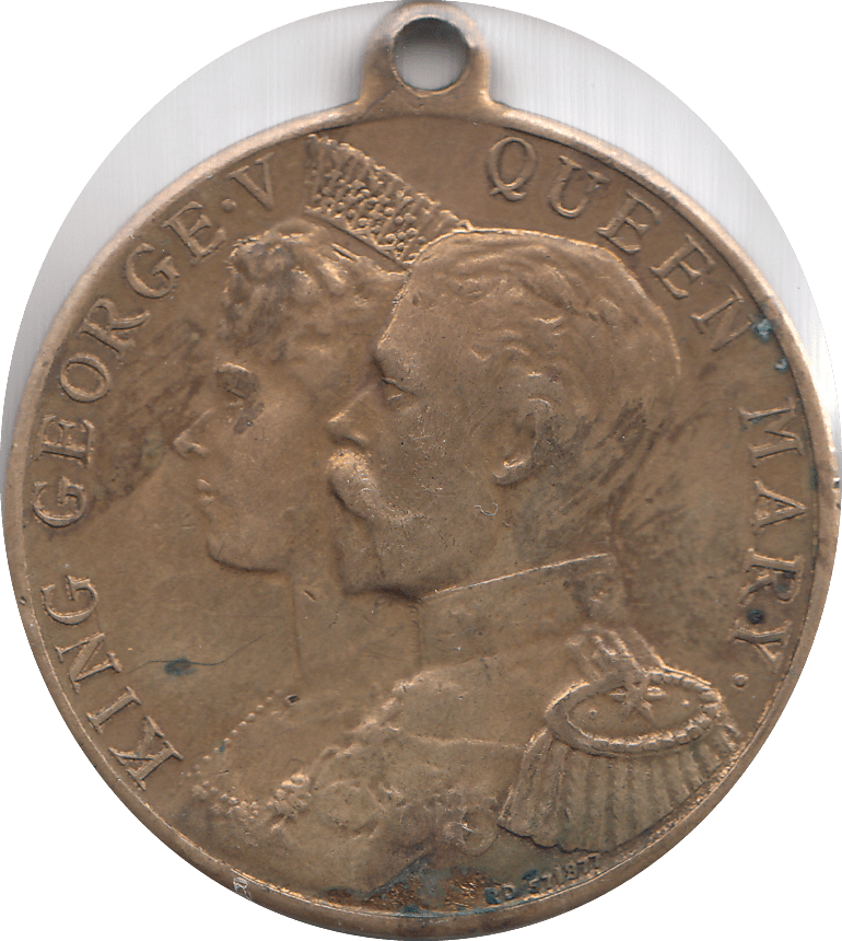 1911 KING GEORGE V & QUEEN MARY COMMEMORATIVE MEDAL - WORLD COINS - Cambridgeshire Coins