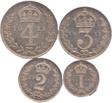 1911 MAUNDY SET ( PROOF ) GEORGE V - Maundy Set - Cambridgeshire Coins