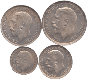 1911 MAUNDY SET ( PROOF ) GEORGE V - Maundy Set - Cambridgeshire Coins