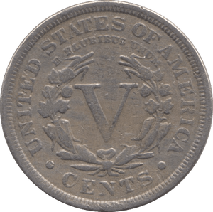 1911 NICKEL FIVE CENTS USA - WORLD COINS - Cambridgeshire Coins