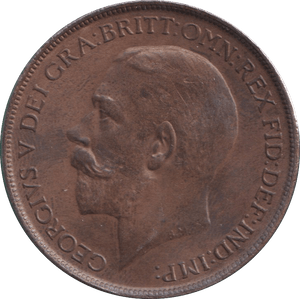 1911 PENNY ( AUNC ) - PENNY - Cambridgeshire Coins