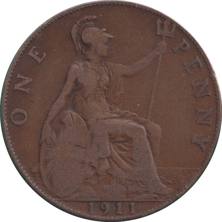 1911 PENNY ( FINE ) - PENNY - Cambridgeshire Coins