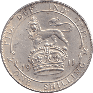 1911 SHILLING ( AUNC ) - SHILLING - Cambridgeshire Coins