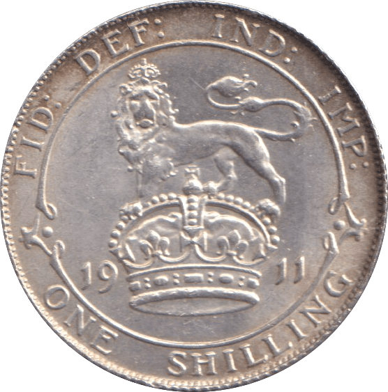 1911 SHILLING ( AUNC ) - SHILLING - Cambridgeshire Coins