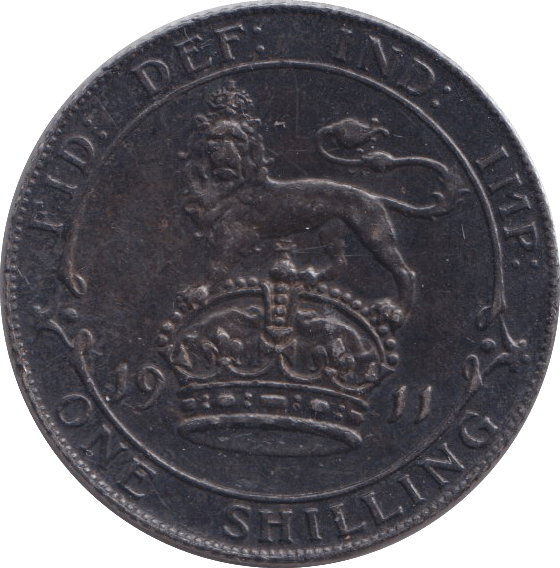 1911 SHILLING ( AUNC ) - SHILLING - Cambridgeshire Coins