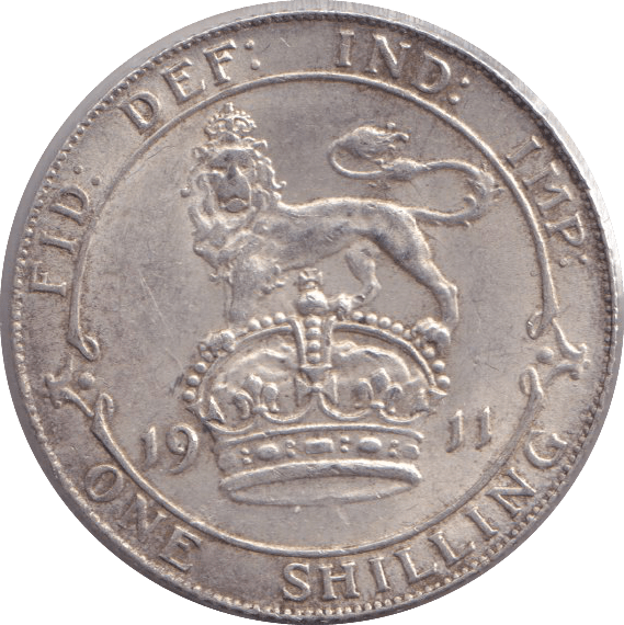 1911 SHILLING ( AUNC ) - SHILLING - Cambridgeshire Coins