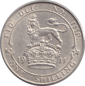 1911 SHILLING ( AUNC ) - SHILLING - Cambridgeshire Coins