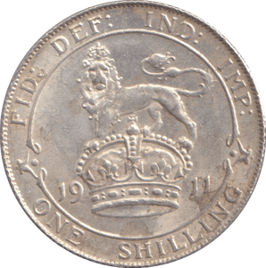 1911 SHILLING ( AUNC ) - SHILLING - Cambridgeshire Coins