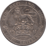 1911 SHILLING ( EF ) - Shilling - Cambridgeshire Coins