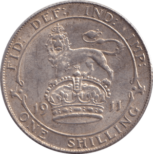 1911 SHILLING ( EF ) - SHILLING - Cambridgeshire Coins