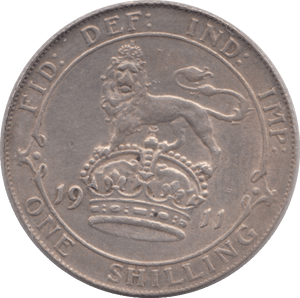 1911 SHILLING ( EF ) - SHILLING - Cambridgeshire Coins