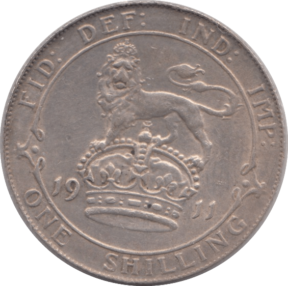 1911 SHILLING ( EF ) - SHILLING - Cambridgeshire Coins